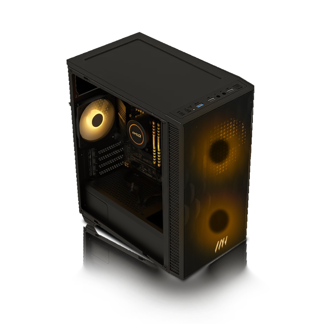 PC INVICTUS   AMD Radeon Graphics, AMD Ryzen™ 5 5600G, 16GB DDR4 RAM, 500GB M.2 Nvme Gen 3 SSD, Windows 10, PC Power-001,