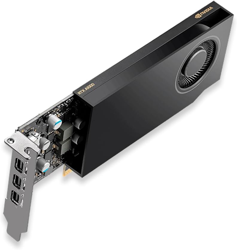 PNY TVIDEO RTX A1000 NVIDIA 8GB GDDR6 VCNRTXA1000ATX-PB 11M
