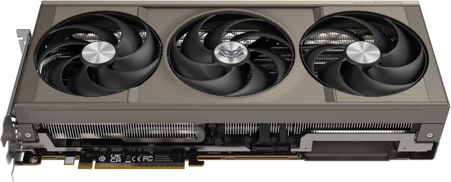 Sapphire Nitro+ Tarjeta gráfica AMD Radeon™ RX 9070 XT Gaming OC con GDDR6 de 16 GB, AMD RDNA 4  11348-01-20G
