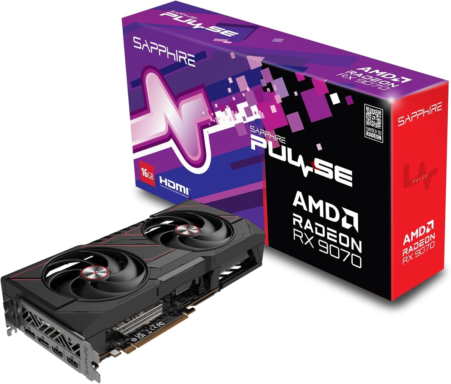 Sapphire Pulse Radeon RX 9070 Gaming 16GB