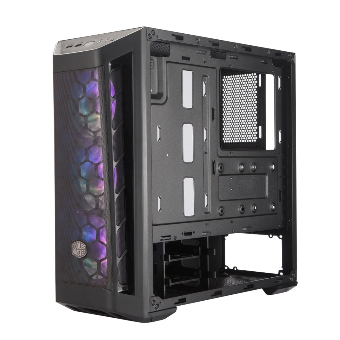 Gabinete Cooler Master MasterBox MB511 ARGB, Midi-Tower, ATX/EATX/Micro-ATX/Mini-ITX/SSI-CEB, USB 3.0, sin Fuente, 3 Ventiladores Instalados, Negro