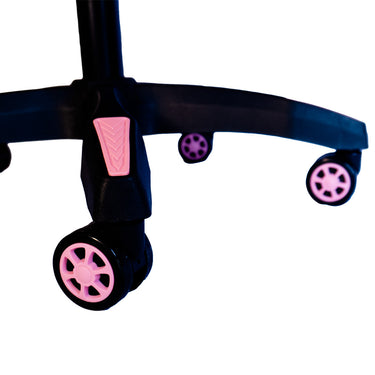 Silla Gamer SiGamers Reclinable Ergonomica con Reposapiés Color Rosa