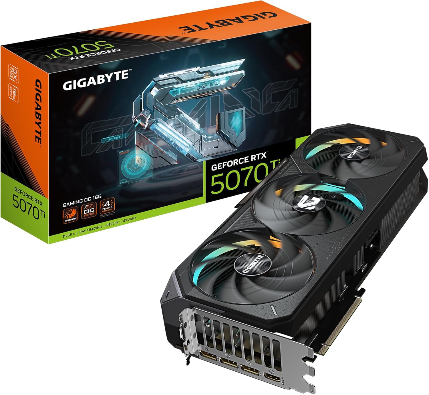 GIGABYTE Tarjeta de Video GeForce RTX 5070 Ti, 16 GB, 256 bit, GDDR7, PCI Express 5.0