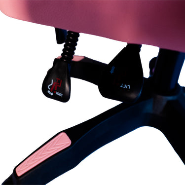 Silla Gamer SiGamers Reclinable Ergonomica con Reposapiés Color Rosa