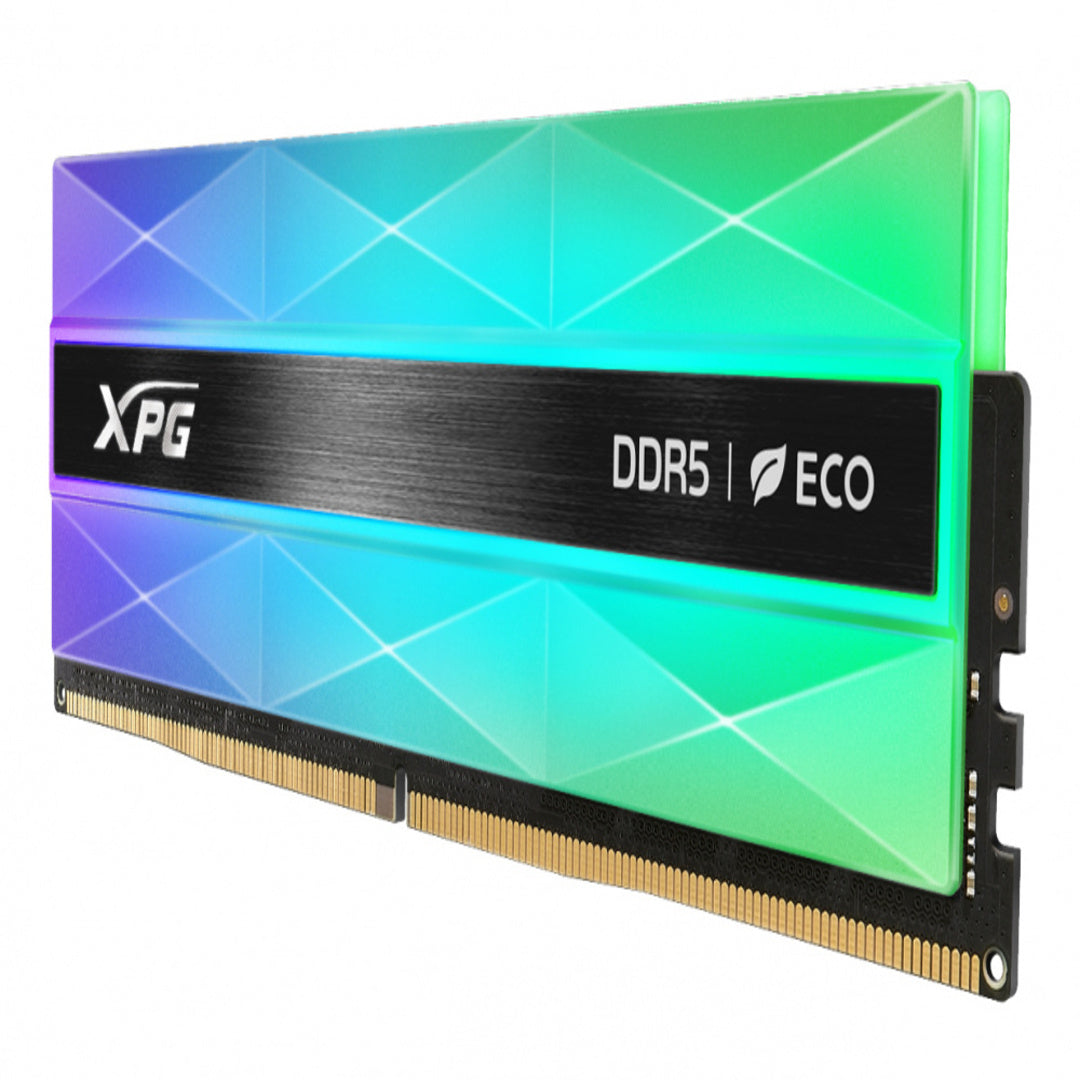 Memoria RAM XPG Lancer Neon RGB DDR5, 6400MHz, 16GB, CL32, XMP/EXPO, Multicolor