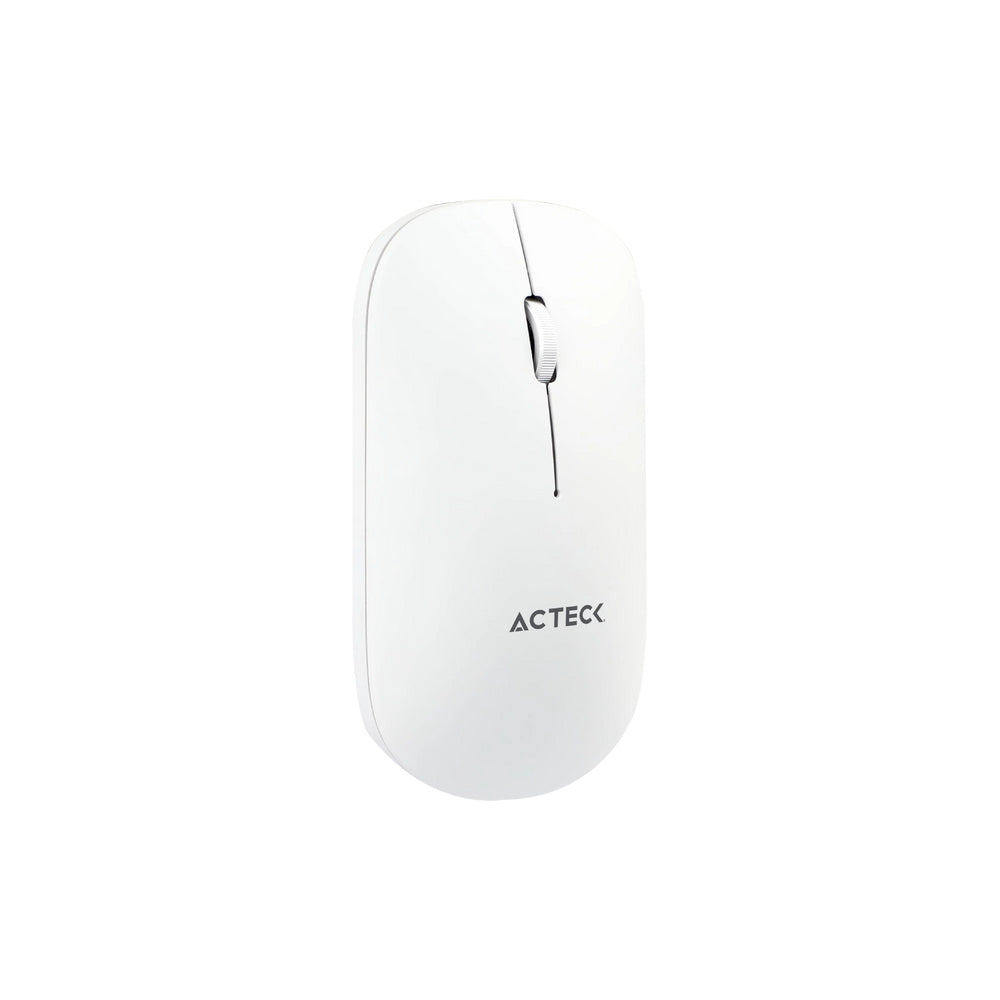 Kit de Teclado y Mouse Acteck Creator Virtuos Silk MK720, Inalámbrico, Bluetooth, Blanco (Español)