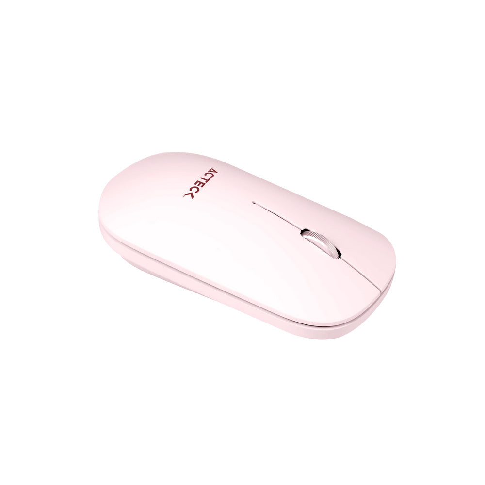Kit de Teclado y Mouse Acteck Creator Virtuos Silk MK720, Inalámbrico, Bluetooth, Rosa (Español)