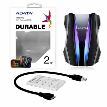 Disco Duro Externo Adata HD770G RGB 2.5