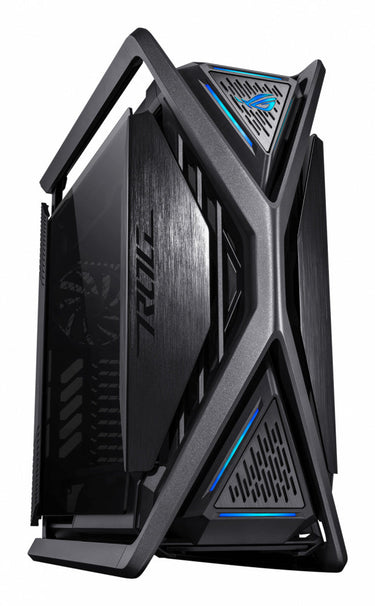 Gabinete ASUS ROG Hyperion GR701 con Ventana ARGB, Tower, EATX/ATX/Micro-ATX/Mini-ITX, USB 4.0/3.2, sin Fuente, 4 Ventiladores PWM Instalados, Negro