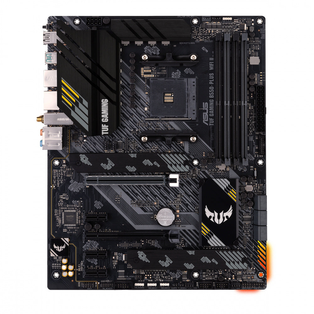Tarjeta Madre ASUS ATX TUF Gaming B550-PLUS WIFI II, S-AM4, AMD B550, HDMI, 128GB DDR4 para AMD