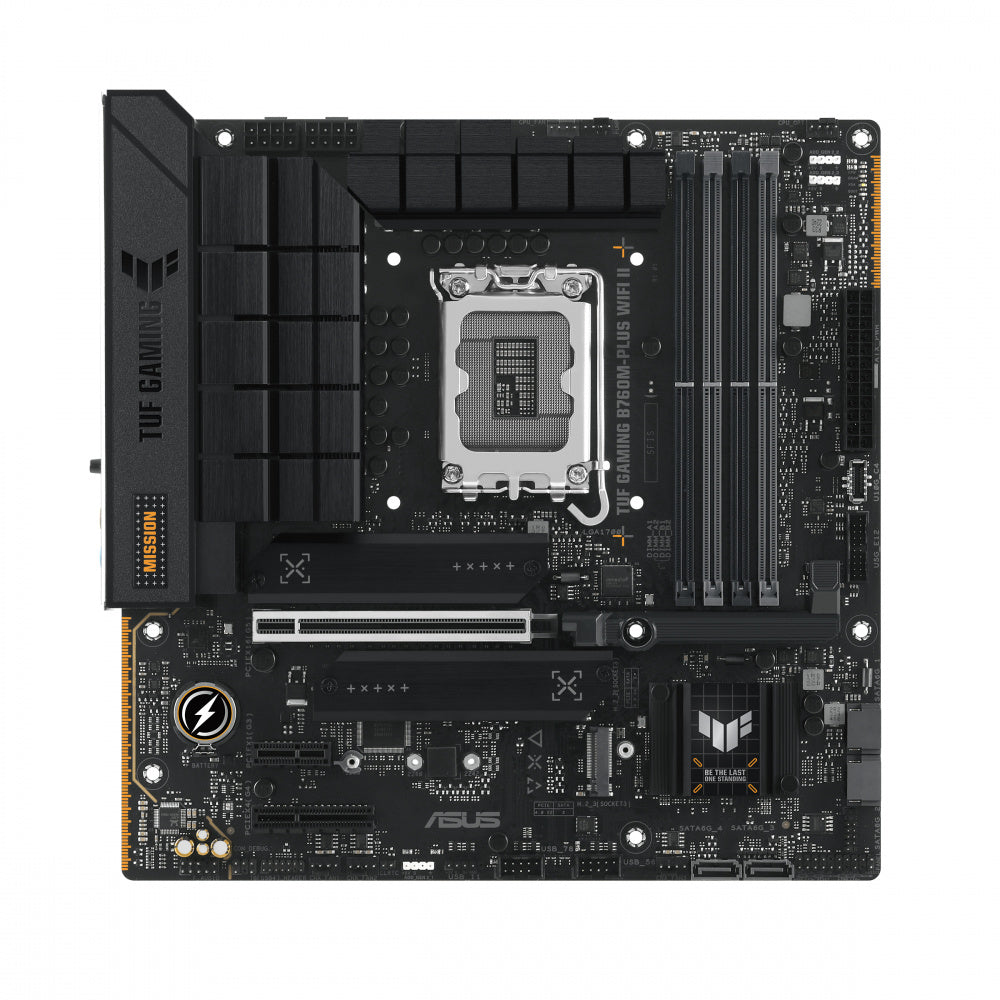 Tarjeta Madre ASUS TUF GAMING B760M-PLUS WIFI II, Micro-ATX, LGA 1700, Intel B760, 192GB DDR5, HDMI/DP para Intel