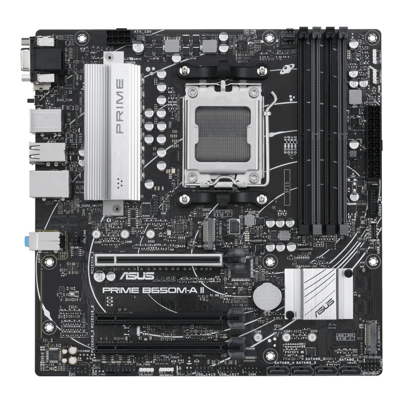 Tarjeta Madre ASUS Micro-ATX PRIME B650M-A II-CSM, S-AM5, AMD B650, HDMI, 128GB DDR5 para AMD