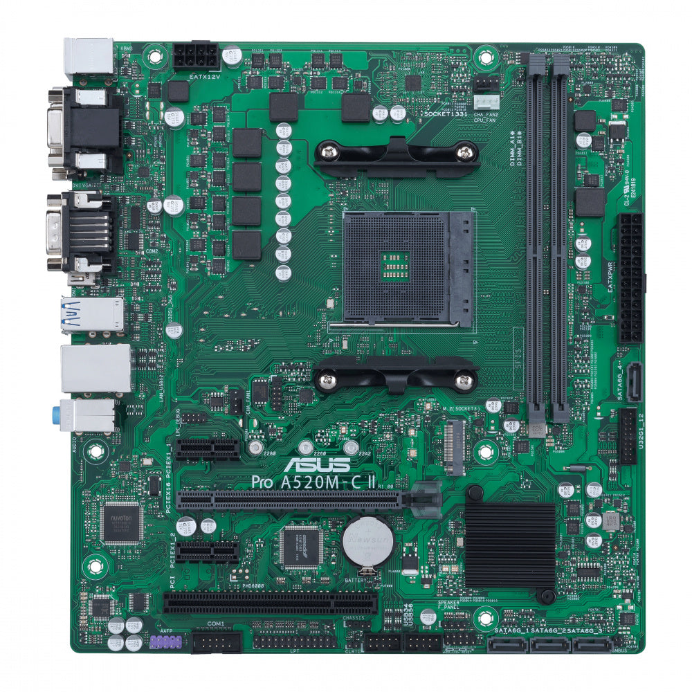 Tarjeta Madre ASUS PRO A520M-C II/CSM , S-AM4, AMD A520, 64GB DDR4 para AMD