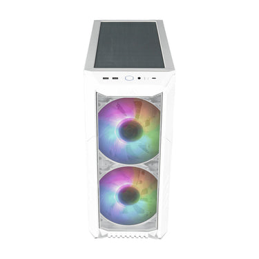 Gabinete Cooler Master MasterBox HAF 500, Midi-Tower, ATX/EATX/Micro-ATX/Mini-ITX/SSI-CEB, USB 3.0, sin Fuente, 3 Ventiladores Instalados, Blanco