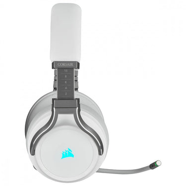 Corsair Audífonos Gamer VIRTUOSO RGB WIRELESS 7.1, Inalámbrico, USB + 3.5mm, Blanco