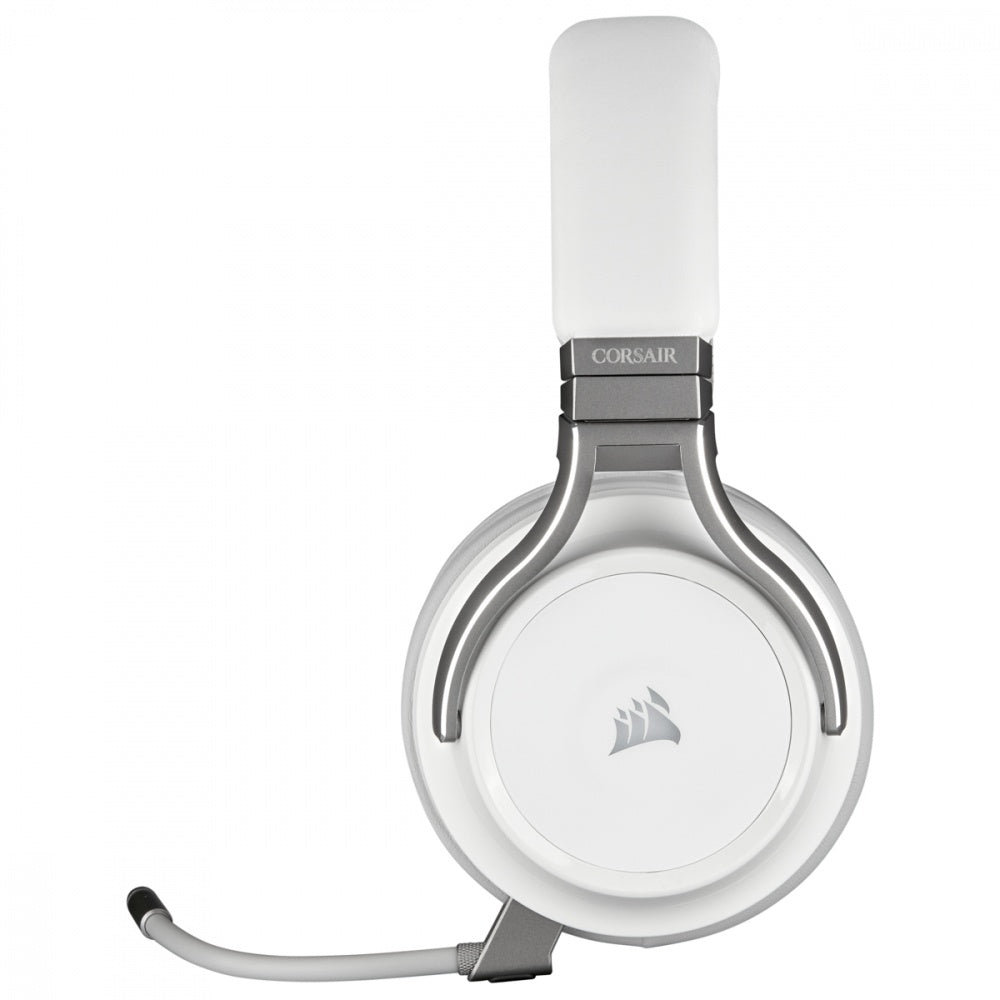 Corsair Audífonos Gamer VIRTUOSO RGB WIRELESS 7.1, Inalámbrico, USB + 3.5mm, Blanco