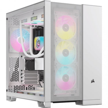 Gabinete Corsair 6500D AIRFLOW con Ventana, Midi Tower, ATX, USB 3.1, sin Fuente, sin Ventiladores Instalados, Blanco