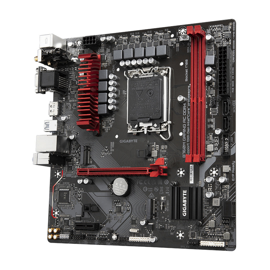 Tarjeta Madre Gigabyte B760M H, Micro-ATX, LGA 1700, Intel B760, 64GB DDR4, HDMI/DP para Intel