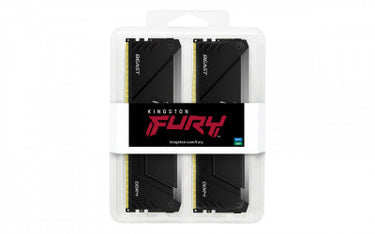 Kit Memoria RAM Kingston FURY Beast RGB DDR4 DDR4, 3200MHz, 64GB - 2 x 32GB, CL16, XMP