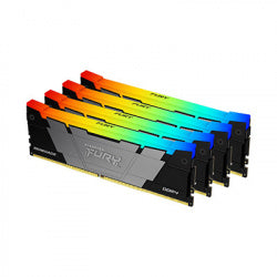 Kit Memoria RAM Kingston FURY Renegade RGB DDR4, 3600MHz, 32GB - 4 x 8GB, CL16, XMP, Plata