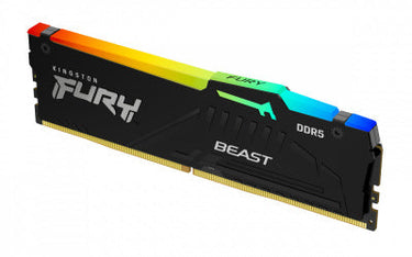 Memoria RAM Kingston FURY Beast RGB DDR5, 5600MHz, 8GB, CL36, XMP/EXPO