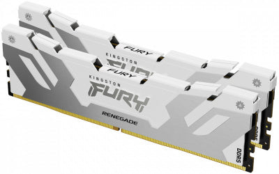 Kit Memoria RAM Kingston FURY Renegade DDR5, 6400MHz, 64GB - 2 x 32GB, CL32, XMP, Plata/Blanco