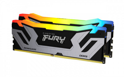 Kit Memoria RAM Kingston FURY Renegade DDR5, 8400MHz, 48GB - 2 x 24GB, CL40, XMP, Plata