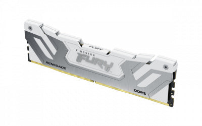 Memoria RAM Kingston FURY Renegade DDR5, 8400MHz, 24GB, CL40, XMP, Plata/Blanco
