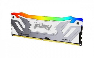 Memoria RAM Kingston FURY Renegade DDR5, 8400MHz, 24GB, CL40, XMP, Plata/Blanco