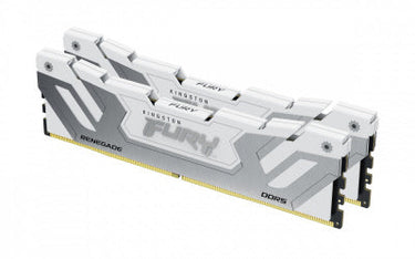 Kit Memoria RAM Kingston FURY Renegade DDR5, 8400MHz, 48GB - 2 x 24GB, CL40, XMP, Plata/Blanco