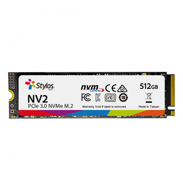SSD Stylos STMSSDM21B NVMe, 512GB, M.2, 2500 MB/s Escritura, 3000 MB/s Lectura, PCI Express 3.0