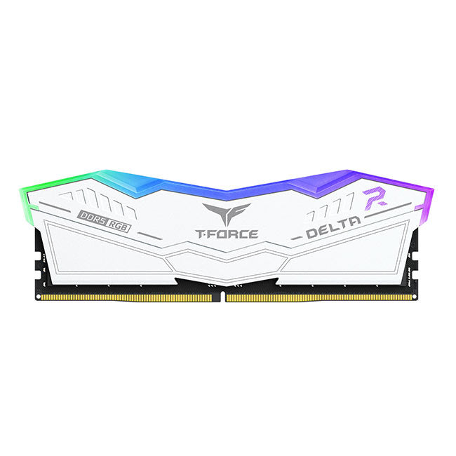 Memoria RAM Team Group Delta TUF Gaming Alliance RGB DDR5, 5200MHz, 16GB, CL40, XMP/EXPO, Blanco