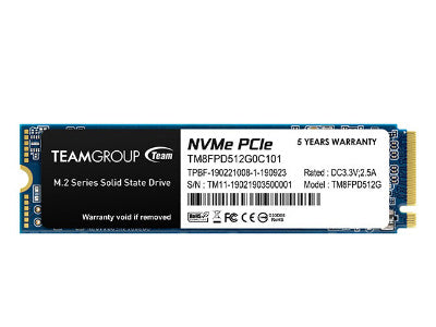 SSD Team Group M33 Pro NVMe 512GB, PCI Express 3.0, M.2