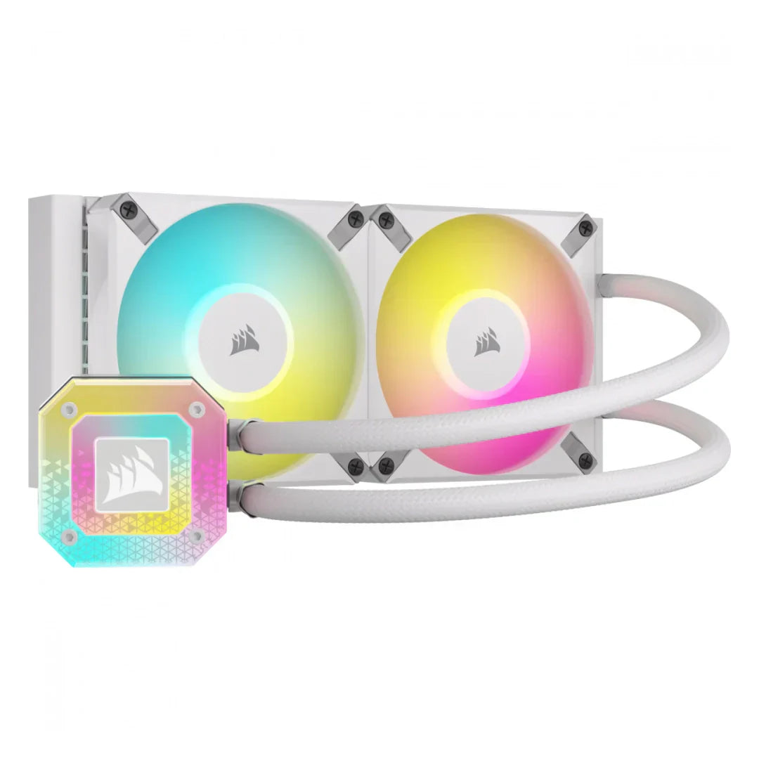 Enfriamiento líquido Corsair iCUE Link H100i RGB AIO 240mm Blanco CW 9061005 WW