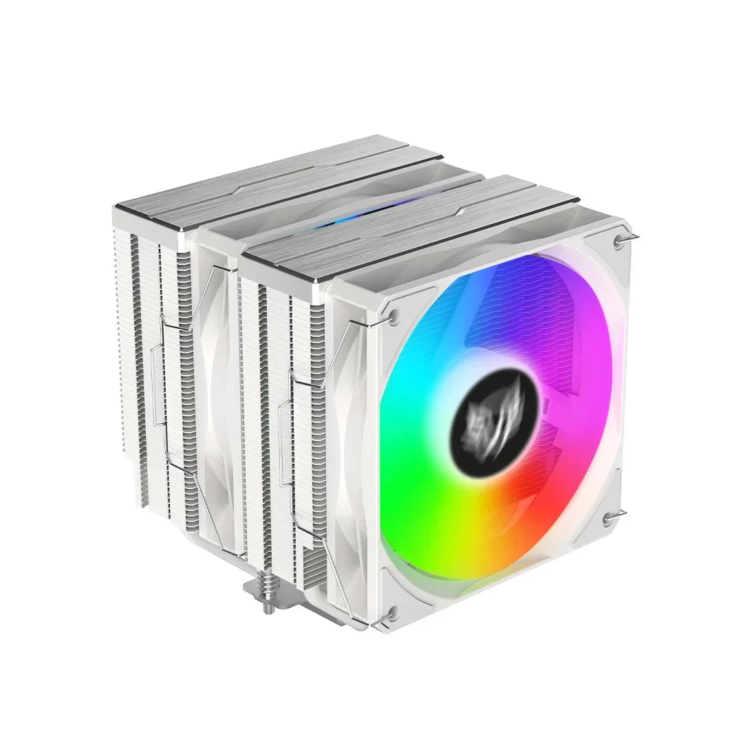 Disipador CPU Balam Rush NITROX NX70, 120mm, 600 - 1800RPM, Blanco