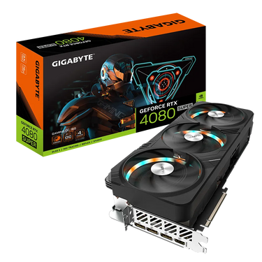 Tarjeta de Video Gigabyte Nvidia GeForce RTX™ 4080 SUPER GAMING OC 16G , PCI Express 4.0,GV-N408SGAMING-16GD