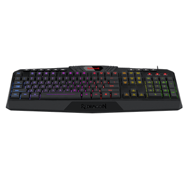 Teclado Gamer Redragon Harpe PRO K503A-RGB-SP, Teclado Membrana, Full Size, Alámbrico, RGB, Negro (Español)