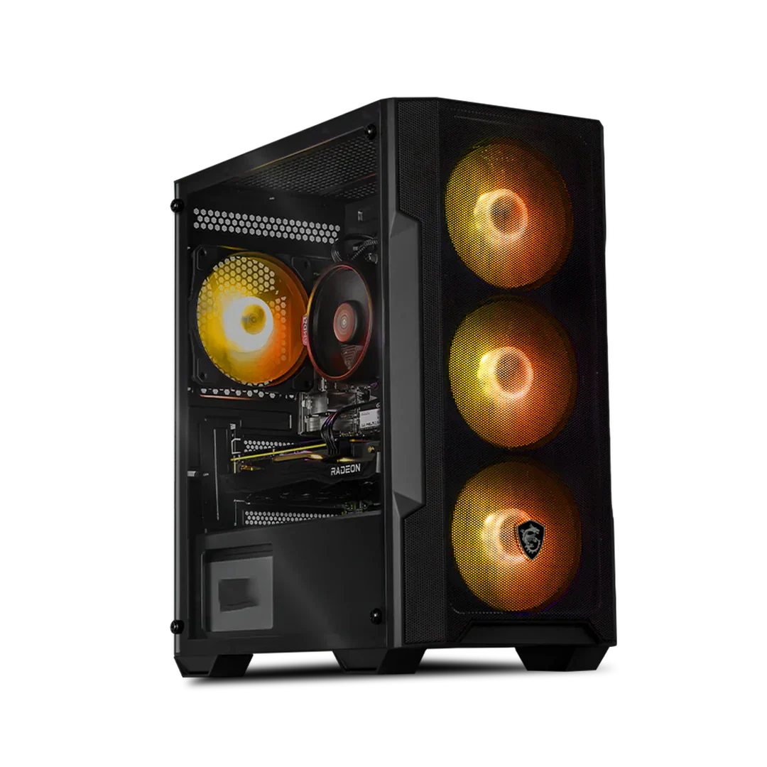 PC INVICTUS Radeon RX 7600, AMD Ryzen™ 7 5700, 32GB DDR4 RAM, 1TB M.2 Nvme Gen 4 SSD, Windows 11, PC Power-103,