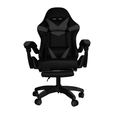 Silla Gamer SiGamers Reclinable Ergonomica con Reposapiés Color Negro
