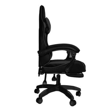 Silla Gamer SiGamers Reclinable Ergonomica con Reposapiés Color Negro