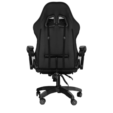 Silla Gamer SiGamers Reclinable Ergonomica con Reposapiés Color Negro