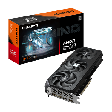 Tarjeta de Vídeo Gigabyte AMD Radeon™ RX 9070 GAMING OC 16G,GV-R9070GAMING OC-16GD