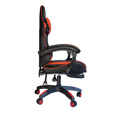 Silla Gamer SiGamers Reclinable Ergonomica con Reposapiés Color Rojo