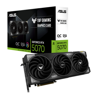 Tarjeta de Vídeo ASUS TUF Gaming GeForce RTX 5070 OC 12GB GDDR7 Reflex 2 RTX AI DLSS4