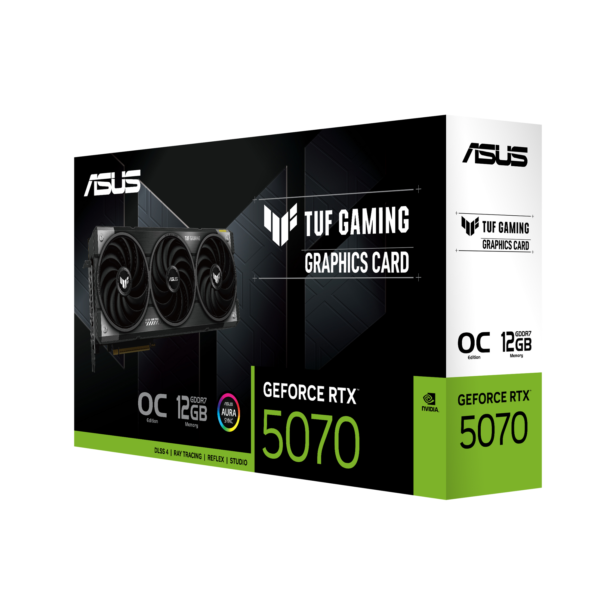 Tarjeta de Vídeo ASUS TUF Gaming GeForce RTX 5070 OC 12GB GDDR7 Reflex 2 RTX AI DLSS4