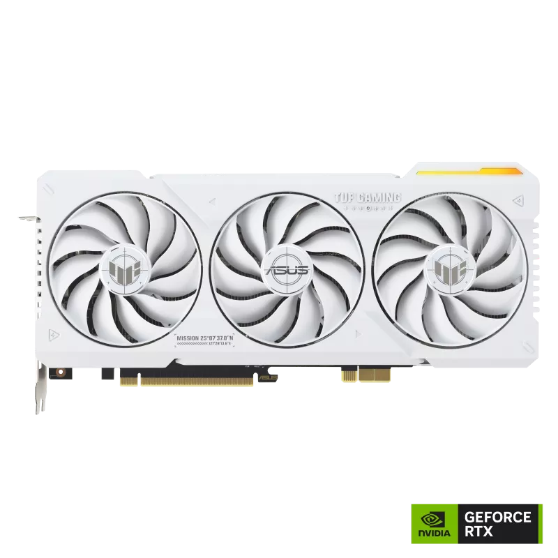 Tarjeta de Video ASUS TUF Gaming GeForce RTX 4070 Ti Super BTF White Edition / 16GB GDDR6X / NVIDIA DLSS 3 / PCIe 4.0 / 2xHDMI 2.1a / 3xDisplayPort 1.4a / TUF-RTX4070TIS-16G-BTF-WHITE