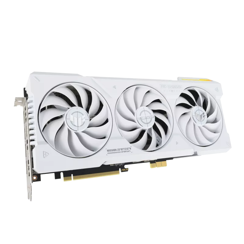 Tarjeta de Video ASUS TUF Gaming GeForce RTX 4070 Ti Super BTF White Edition / 16GB GDDR6X / NVIDIA DLSS 3 / PCIe 4.0 / 2xHDMI 2.1a / 3xDisplayPort 1.4a / TUF-RTX4070TIS-16G-BTF-WHITE