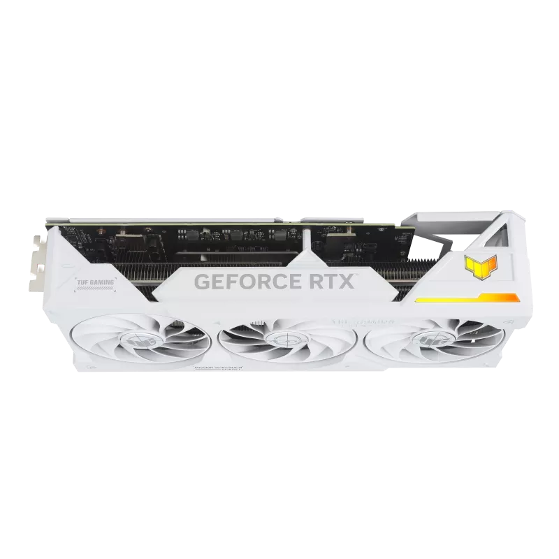 Tarjeta de Video ASUS TUF Gaming GeForce RTX 4070 Ti Super BTF White Edition / 16GB GDDR6X / NVIDIA DLSS 3 / PCIe 4.0 / 2xHDMI 2.1a / 3xDisplayPort 1.4a / TUF-RTX4070TIS-16G-BTF-WHITE