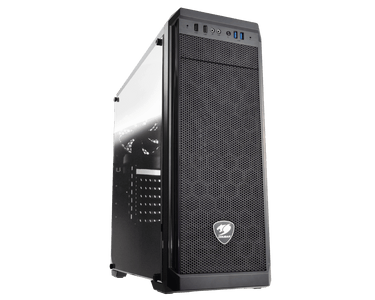 Gabinete Cougar MX330-G, Media Torre con Ventana, Negro, ATX, Sin Fuente, 385NC10.0006